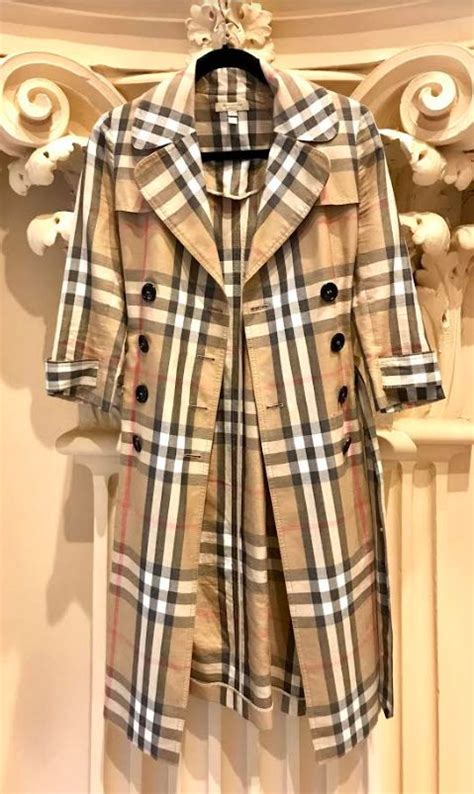 burberry trench coats 1940s plaid|burberry background information.